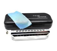 Armónica Armónica Cromática Profesional De 10 Agujeros Y 40 Notas En Tono C Para Amantes De La Música
