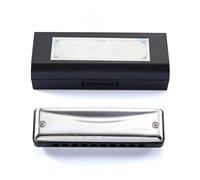 Armónica Armónica De Blues CDAFG Tonalidad Si Bemol Mi 10 Agujeros 20 Notas Interpretación Profesional(Black Eb)