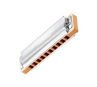 Armónica Armónica diatónica de blues profesional de 10 agujeros que es fácil de tocar y adecuada para principiantes (Color : Ab)