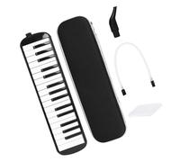 Armónica compacta de órgano de boca con 32 teclas que ofrece tonos nítidos y una pequeña melodica de fácil aprendizaje para entusiastas de la música, armónica compacta de órgano de boca