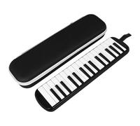 Armónica compacta de órgano de boca con 32 teclas que ofrece tonos nítidos y una pequeña melodica de fácil aprendizaje para entusiastas de la música, armónica compacta de órgano de boca