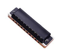 Armónica Con Llave C De 10 Hoyos Para Adultos Que Toca Un Instrumento Musical De Bolsillo Con Estuche Instrumento de Armónica (Color : 02)