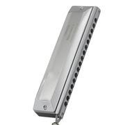 Armónica Cromática Armónica De 16 Agujeros Y 64 Melodías Con Estuche De Tela Accesorios Instrumentos De Viento De Madera Tonos Semitonos Cambio De Órgano De Boca Música