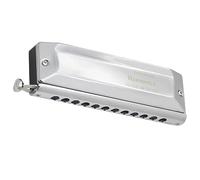 Armónica Cromática Plateada Instrumento De Armónica De 12 Hoyos Y 48 Tonos Adecuado Para Amantes De La Música Instrumento de Armónica