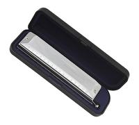 Armónica Cromática Plateada Instrumento De Armónica De 16 Hoyos Y 64 Tonos Adecuado Para Amantes De La Música Instrumento de Armónica