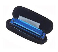 Armónica De 10 Agujeros, 20 Tonos, Arpas, Órgano Bucal Diatónico, Armónica Profesional Para Estudiantes armónica (Color : Deep Blue)