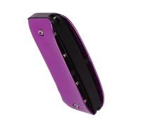Armónica De 7 Agujeros Con Llave En D Y Notas Iguales Instrumento De Viento De Aleación De Aluminio Y Magnesio Armónica Para Principiantes Instrumento Profesiona(Purple c Key)