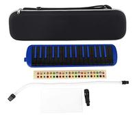 Armónica de Teclado de 32 Teclas, Piano Melódico, Ligero, Fácil de Transportar, Cómodo, para Principiantes, Jardín de Infantes (BLUE)