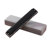 Armónica de trémolo de 24 agujeros, órgano de boca de competición con funda rígida para clave de C, para principiantes y adultos, armónica clave C