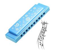 Armónica Diatónica para Niños - 10 Orificios, Clave de Do, Blues Harmonica de Plástico - Juguete para Principiantes