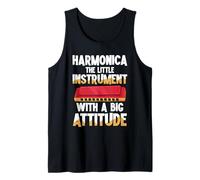 Armónica El Pequeño Instrumento Camiseta sin Mangas
