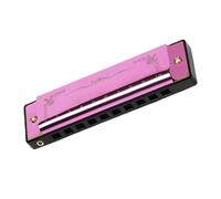 Armónica En C Armónica De Blues De 10 Agujeros Tono C 20 Tonos Adecuada Para Principiantes(Purple)