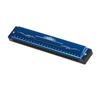 Armónica En C Armónica Diatónica Polifónica De 24 Agujeros Con Clave C Para Amantes De La Música(R3 Blue)
