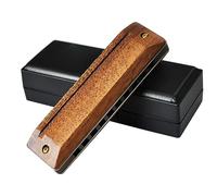 Armónica para Adultos Arpa De Armónica Diatónica De Madera De Palisandro Con 10 Agujeros, Armónica De Grado Profesional, Llave De C