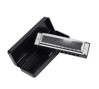 Armónica Para Adultos Una Mini Armónica De Blues De 10 Agujeros Y 20 Tonos Con Estuche De Piano Adecuada Para Músicos Profesionales Adultos Y Principiantes(Key of A)