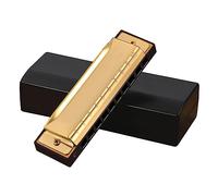 Armónica para llave de C, 10 agujeros, 20 tonos, armónica diatónica con funda para principiantes, estudiantes, niños y adultos, regalo para niños