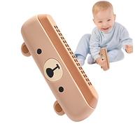 Armónica Para Niños - Órgano Bucal Para Principiantes Con Llave C De 16 Orificios, Juguete De Instrumento Musical Duradero, Linda Armónica Recubierta De Esmalte Rojo, Juguete Musical Para Estudia