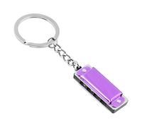Armónica pequeña especial de 8 tonos, 4 agujeros, llavero de armónica para llave de 3,5 x 1,2 cm, instrumentos musicales, regalos para instrumentos musicales