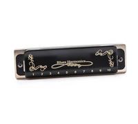 Armónica Profesional Amantes De La Música Armónica De Blues Diatónica Clave De C 10 Agujeros 20 Tonos(Key of F)