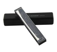 armónica profesional Armónica Senior Bruce 10 Agujeros BLUES Con Caja Latón Acero Inoxidable(C Key)