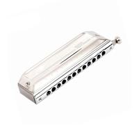 armónica profesional Peine De Aleación De Titanio Armónica Cromática Llave De 12 Agujeros De Órgano Bucal C Para Adultos Virtuoso