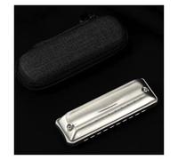 Armónica Profesionales Armónica De Blues De 10 Agujeros Y 20 Tonos En Clave C Armónica Profesional Órgano De Boca Diatónico Arpa De Peine De Aleación De Aluminio(Blues-G)