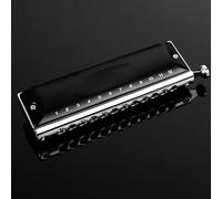Armónica Profesionales Principiantes Armónica Cromática Negra De 12 Agujeros Y 48 Tonos En Clave C Para Principiantes Y Músicos Profesionales