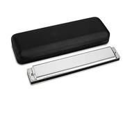 Armónica Profesionales Principiantes Armónica De Trémolo Profesional De 24 Agujeros, Instrumento Musical De Boca(Silver,E Tone)