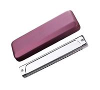 Armónica Profesionales Principiantes La Armónica Polifónica De Lengüeta Engrosada De 24 Agujeros Es Un Instrumento Profesional Y Preciso(BB Tone)