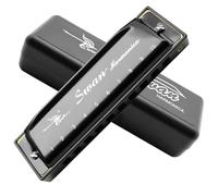 Armónica Tioamy, Armónica de Boca, Armónica de Blues, Clave de C, 10 Agujeros, Polifonía de 20 Tonos, Arpa Diatónica para Música de Blues, Folk, Jazz, Pop, Instrumento de Regalo