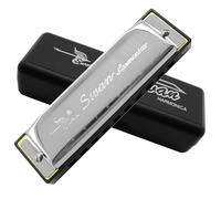 Armónica Tioamy, órgano de boca, armónica blues, tonalidad C, 10 agujeros, polifonía de 20 tonos, armónica diatónica para blues, folk, jazz, pop, instrumento de regalo