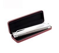 Armónica Trémolo De 24 Agujeros, Llave De C, Órgano Bucal De Trémolo Profesional Para Adultos, Profesionales Y Estudiantes armónica principiantes (Color : Fm)