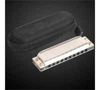 Armónicas 10 Agujeros Para Armónica Con Dos Octavas Mayores Fáciles De Tocar Y Peine De Plástico Hermético Instrumentos Musicales De Armónica(EB)