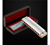 Armónicas Armónica Diatónica De Blues Profesional De 10 Agujeros Con Clave De C Para Principiantes(LF Tone)