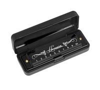 Armónicas Professional 10 Hoyos 20 Tone Harmonica Color C Tone Harmonicas Con Estuche Para Principiantes(Black)