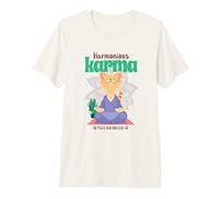 Armonioso Karma Paws Y Respiración Yoga Camiseta Premium