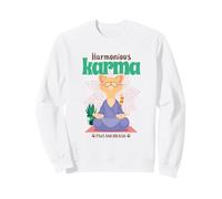 Armonioso Karma Paws Y Respiración Yoga Sudadera