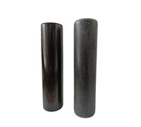 Armonizador de Shungit y Tulikivi Esteatita Mineral Armonizadores Cilíndricos Mate 3X10 Chakras Harmonizer Shungite protección Reiki de curación Natural auténtico Ruso Piedra