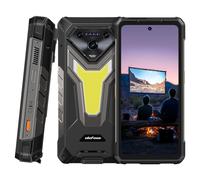 Armor 34 Pro Plus 5G | Proyector integrado | 16 GB de RAM 512 GB ROM | Batería de 25500 mAh | Pantalla FHD+ de 6.95 pulgadas | Cámara triple | Android 15 - Pulso Negro