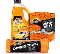 Armor All Car Wash Kit, incluye lavado de coche, lavado y microfibra (3 piezas)