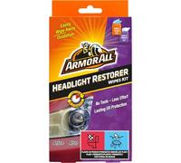 ARMOR ALL Kit Restaurador de Faros - Solución Rápida y Sencilla para Faros como Nuevos, Sin Necesidad de Papel de Lija ni Herramientas, Limpia y Protege en 2 Pasos, Incluye Protección UV