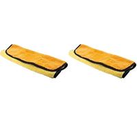 Armor All Toalla de Microfibra para Pulir - Súper Suave Doble Capa para Brillo Profesional, Reduce Tiempo de Abrillantado, Atrapa Exceso de Agua y Cera, Seguro para Superficies Pintadas, Multiuso