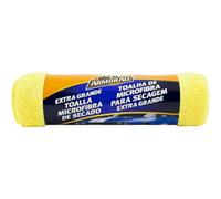 ARMOR ALL Toalla de Secado Microfibra Extragrande - Excelente Absorción, Suave y Anti-Arañazos, Absorbe 8 Veces su Peso en Agua, Lavable a Máquina, Óptimo para Coche y Hogar