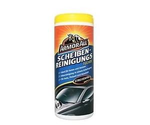 Armor All Toallitas Limpiadoras para Ventanas - Pack de 30 - Máxima Visibilidad con Brillo y Sin Manchas, Elimina Suciedad y Residuos Rápidamente, Seguro para Ventanas Tintadas, Fácil Uso