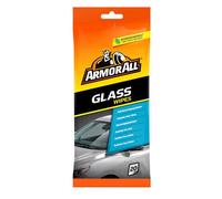 ARMOR ALL Toallitas para Cristales - 20UDS - Máxima Visibilidad sin Manchas, Elimina Suciedad y Residuos, Seguro para Ventanas Tintadas, Limpieza Rápida y Sencilla
