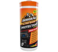 ARMOR ALL Toallitas para Salpicaderos - Acabado Brillo 30UDS - Limpia, Abrillanta y Protege - Elimina Suciedad, Restaura Color y Protege Contra UV y Ozono