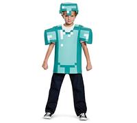 Armor Classic Minecraft Costume, Blue, Large (10-12)