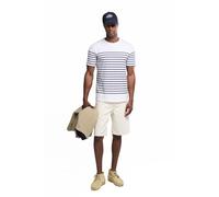 Armor Lux Marinière Tel Héritage Homme Camiseta, Blanco (400 Blanc/Navire 400), Large para Hombre