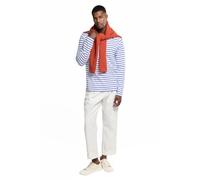 Armor Lux Hombre Marinière plozévet Homme Camiseta de Manga Larga Not Applicable, Blanco (Dw5 Blanc/Etoile Dw5), Small