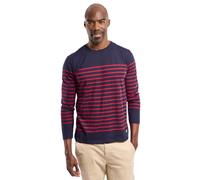 Armor Lux Marinière Port-Louis Héritage Homme Camiseta de Manga Larga, Azul (455 Navire/Braise 455), Medium para Hombre